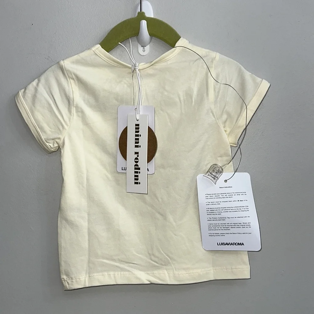 Mini Rodini Zebra Short Sleeve T Shirt
